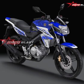 Decal Stiker Yamaha Vixion Lightning BLUE SPLASH